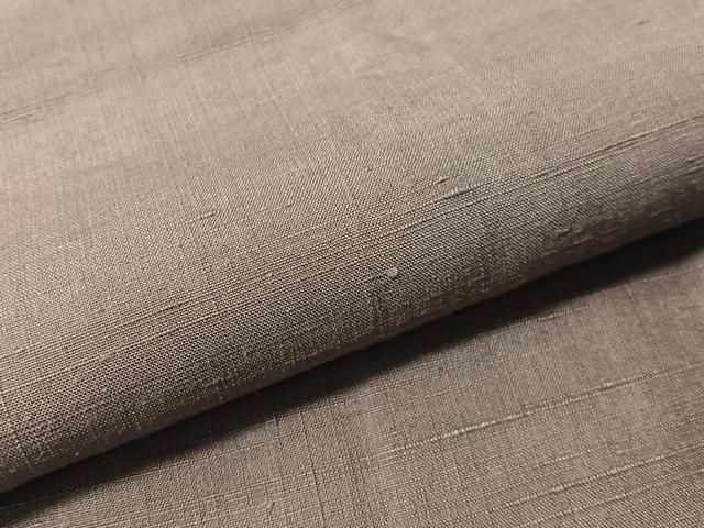 平和屋着物●結城紬　鳩羽色　やまと誂製　正絹　逸品　CABN6228vp