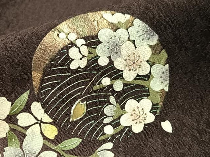 平和屋着物●訪問着　螺鈿　道長花丸文　暈し染め　金彩　正絹　逸品　CABN6245vp