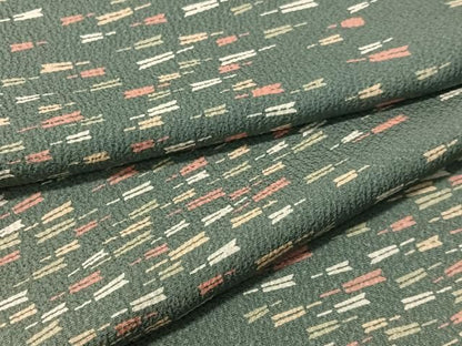 平和屋着物●上質な小紋　矢羽根文　ロング丈　正絹　逸品　CABN6252vp