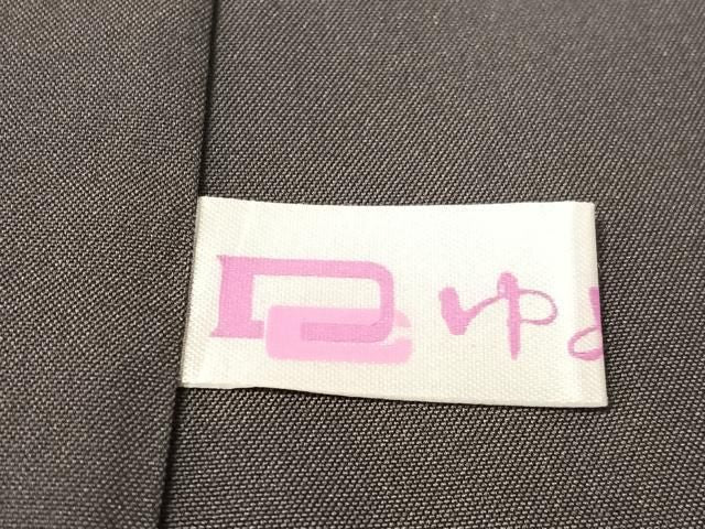 平和屋着物●本場縞大島紬　訪問着　中国三大刺繍　スワトウ刺繍　総刺繍　道長舞葉文　正絹　逸品　CABN6321vp