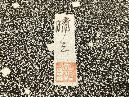 平和屋着物●山下晴三　京友禅競技大会受賞　江戸小紋　訪問着　寄せ小紋柄　正絹　逸品　CABN6327vp
