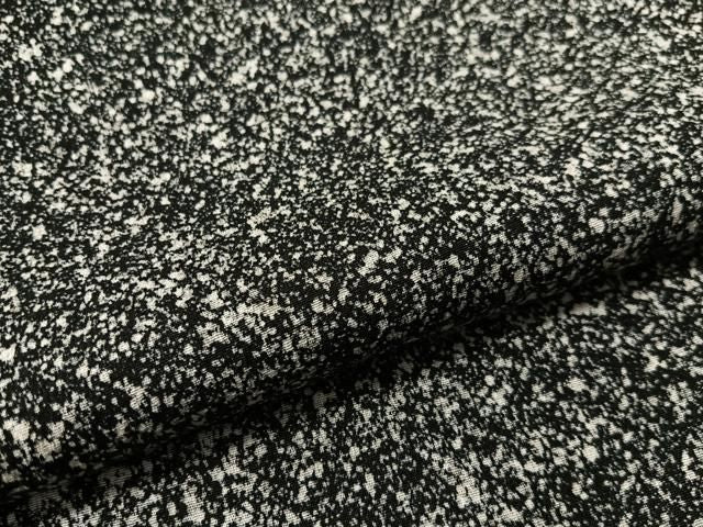 平和屋着物●京友禅の第一人者　松井青々　小紋　たたき染　黒地　正絹　逸品　未使用　CABN6334vp