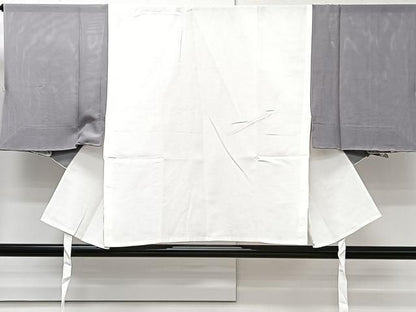 平和屋着物＊夏物　男性　半襦袢　紗　白色　正絹　逸品　未使用　CABN7016xi