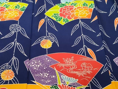 平和屋着物■豪華振袖　地紙重ね枝垂れ花文　正絹　逸品　CABN7303ev