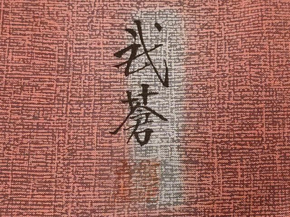 平和屋着物■訪問着　本場染大島紬　芝草花文　正絹　逸品　CABN7398ev