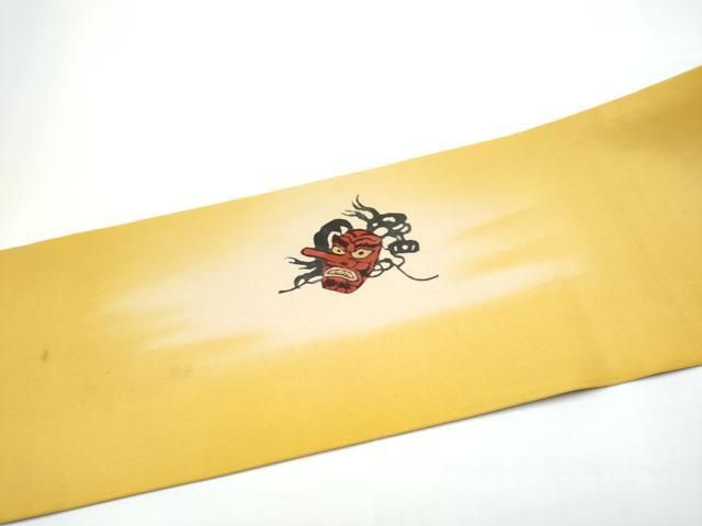 平和屋着物●加賀友禅の巨匠　初代　由水十久　塩瀬　九寸名古屋帯　手描き　人物文　正絹　逸品　CABN8030hy