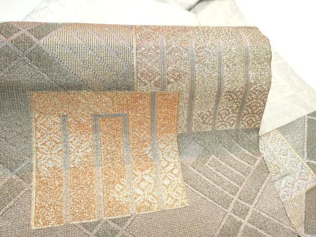 平和屋着物●創業280年　誉田屋源兵衛　九寸名古屋帯　源氏香文　金糸　正絹　逸品　CABN8039hy
