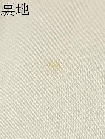 平和屋着物●塩瀬　九寸名古屋帯　作家物　手描き　枝花文　正絹　逸品　CABN8069hy