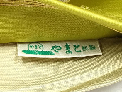 平和屋着物●西陣　川島織物　ワンタッチつけ帯　舞花文　金糸　やまと誂製　正絹　逸品　CABN8099hy
