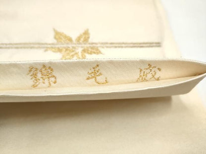 平和屋着物●龍村平蔵製　六通柄　本袋帯　威毛錦　金銀糸　正絹　逸品　CABN8139hy