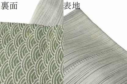 平和屋着物●京の名門・菱屋六右ェ門　両面　全通柄袋帯　霞文　正絹　逸品　CABN8142hy