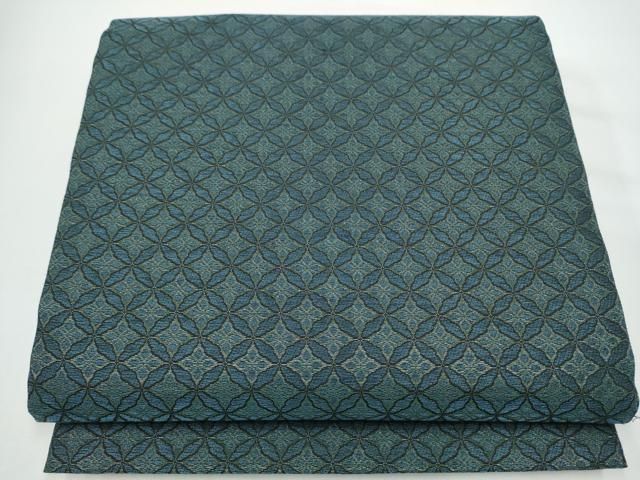 平和屋着物●紋屋井関　御寮織　両面　全通柄袋帯　七宝花文　金糸　正絹　逸品　未使用　CABN8162hy