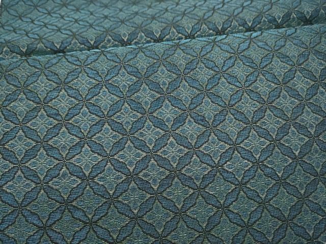 平和屋着物●紋屋井関　御寮織　両面　全通柄袋帯　七宝花文　金糸　正絹　逸品　未使用　CABN8162hy