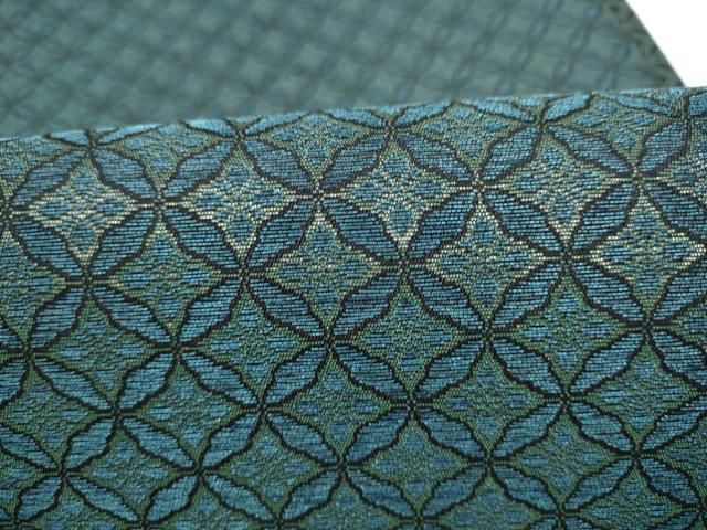 平和屋着物●紋屋井関　御寮織　両面　全通柄袋帯　七宝花文　金糸　正絹　逸品　未使用　CABN8162hy