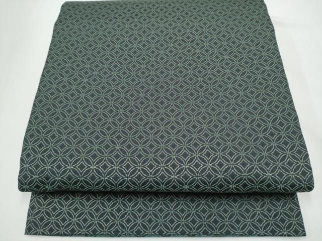 平和屋着物●紋屋井関　御寮織　両面　全通柄袋帯　七宝花文　金糸　正絹　逸品　未使用　CABN8162hy