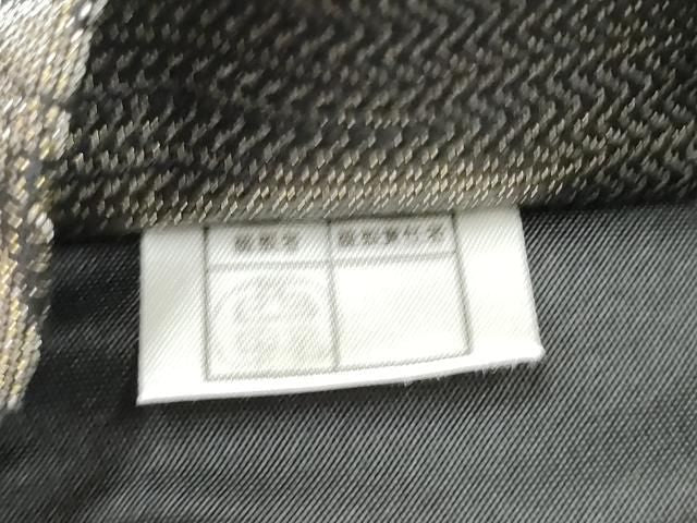 平和屋着物●六通柄袋帯　唐織　菊　金銀糸　正絹　逸品　CABN8204hy