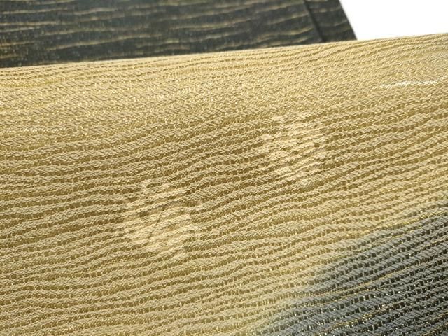 平和屋着物●太鼓柄袋帯　てんとう虫　金糸　正絹　逸品　CABN8216hy