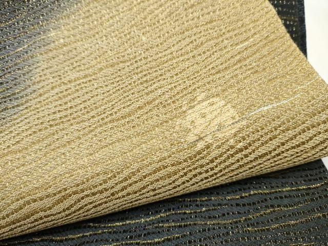 平和屋着物●太鼓柄袋帯　てんとう虫　金糸　正絹　逸品　CABN8216hy