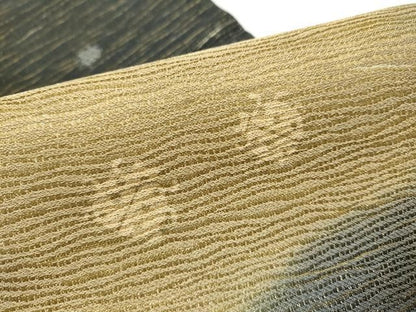 平和屋着物●太鼓柄袋帯　てんとう虫　金糸　正絹　逸品　CABN8216hy