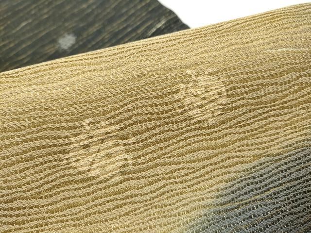 平和屋着物●太鼓柄袋帯　てんとう虫　金糸　正絹　逸品　CABN8216hy