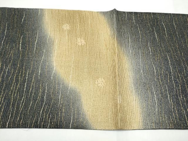 平和屋着物●太鼓柄袋帯　てんとう虫　金糸　正絹　逸品　CABN8216hy