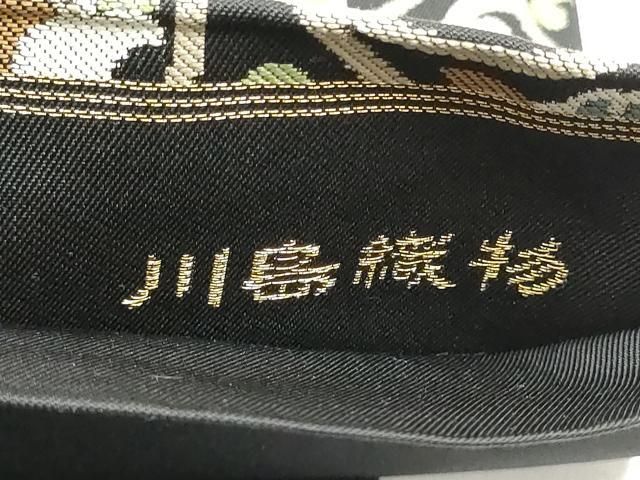 平和屋着物●西陣　川島織物　六通柄　本袋帯　花鳥唐草文　金糸　正絹　逸品　CABN8221hy