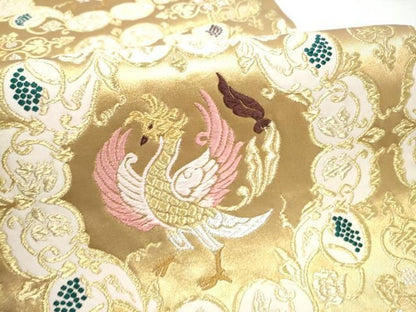 平和屋着物●皇室・伊勢神宮御用　御御帯　山口美術織物　山口弘躬　六通柄袋帯　天平思暮　金銀糸　正絹　逸品　CABN8225hy