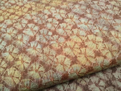 平和屋着物●菅原工房　菅原結作　漢方染紬　全通柄袋帯　蜘蛛絞り　正絹　逸品　CABN8236hy
