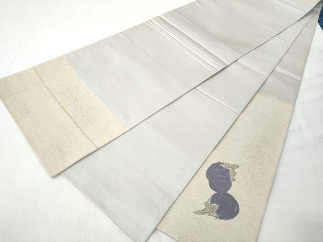 平和屋着物●太鼓柄袋帯　作家物　成物　正絹　逸品　CABN8283hy