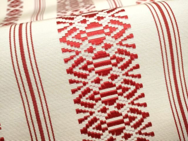 平和屋着物●本場筑前博多織　八寸名古屋帯　献上　正絹　逸品　CABN8349hy