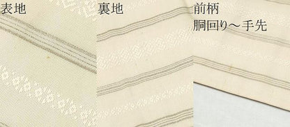 平和屋着物●本場筑前博多織　全通柄　九寸名古屋帯　献上　正絹　逸品　CABN8381hy