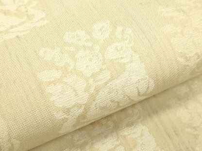 平和屋着物●西陣　かつやま織物謹製　六通柄袋帯　兎　正絹　逸品　CABN8687rv