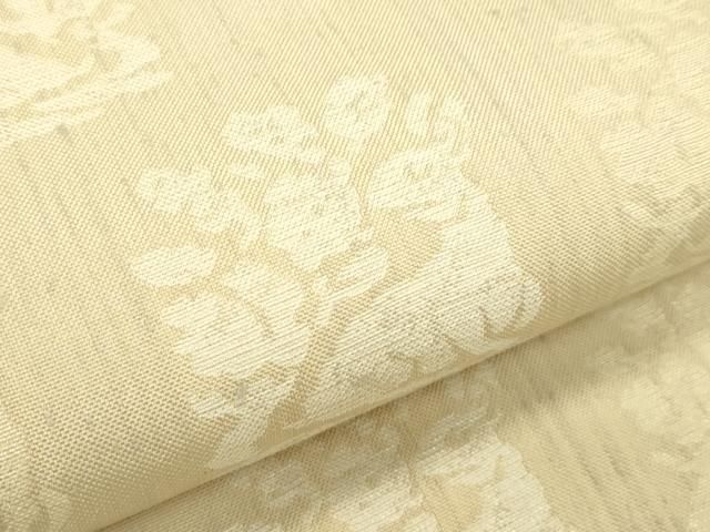 平和屋着物●西陣　かつやま織物謹製　六通柄袋帯　兎　正絹　逸品　CABN8687rv
