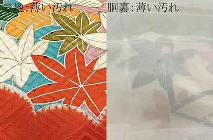 平和屋着物■豪華振袖　絞り　雲取り草花文　金彩　正絹　逸品　CABN9204ua