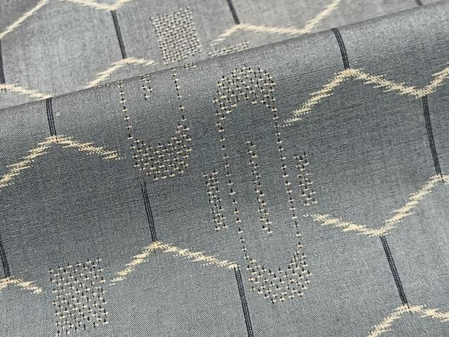 平和屋着物■上質な紬　亀甲文　正絹　逸品　CABN9234ua