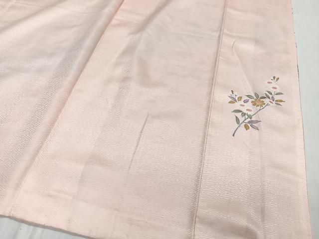 平和屋着物■訪問着　枝花文　暈し染め　金銀彩　正絹　逸品　CABN9242ua