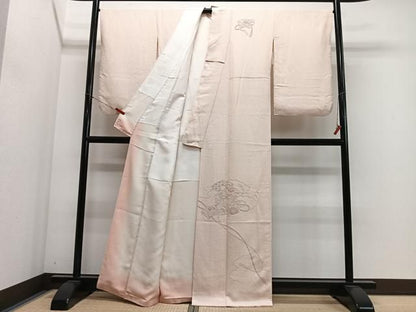 平和屋着物■中国三大刺繍　総相良刺繍　訪問着　雲取り文箱地紙花文　正絹　逸品　CABN9271ua
