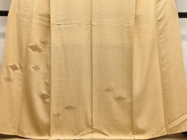 平和屋着物■中国三大刺繍　スワトウ刺繍　訪問着　花菱文　銀彩　正絹　逸品　未使用　CABN9272ua