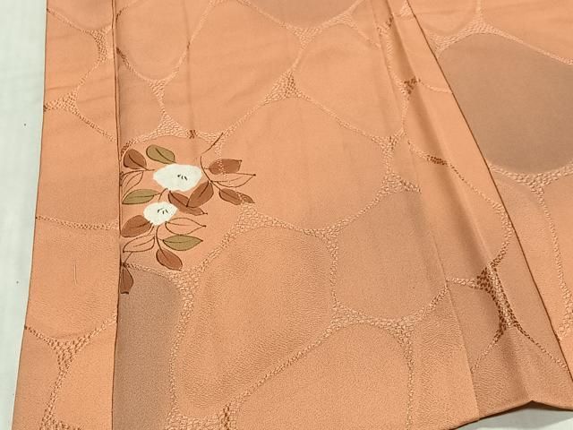 平和屋着物＃羽織　草花文　暈し染め　正絹　逸品　未使用　CABN9377ua
