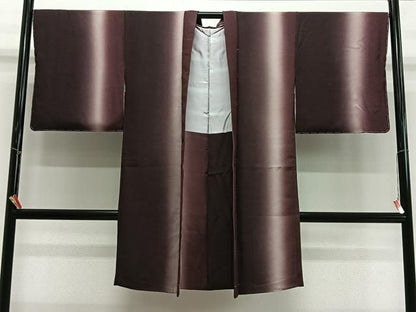 平和屋着物＃長羽織　間道　暈し染め　正絹　逸品　未使用　CABN9380ua