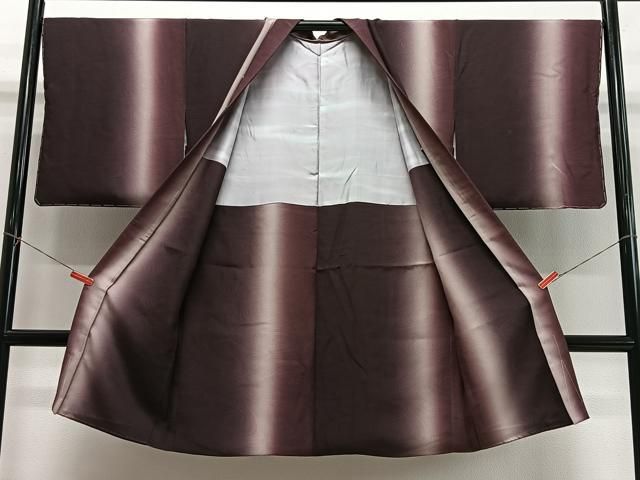 平和屋着物＃長羽織　間道　暈し染め　正絹　逸品　未使用　CABN9380ua