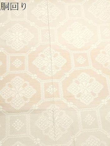 平和屋着物●八寸名古屋帯　蜀江花文　正絹　逸品　CABN9605dy