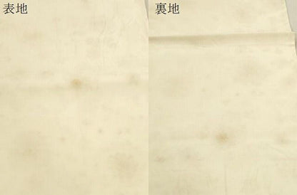 平和屋着物●六通柄袋帯　唐織　草花文　金糸　正絹　逸品　CABN9627dy