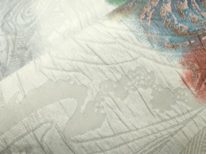 平和屋着物●博多織　鵬翔　全通柄袋帯　絞り　流水文　正絹　逸品　CABN9653dy