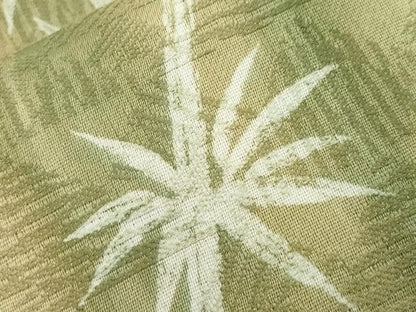 平和屋着物●全通柄袋帯　笹竹文　正絹　逸品　CABN9665dy