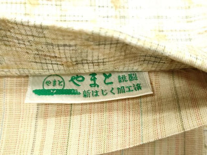平和屋着物●有松鳴海絞り　両面　全通柄袋帯　紬地　杢目絞　黒門工芸謹製　やまと誂製　正絹　逸品　CABN9672dy
