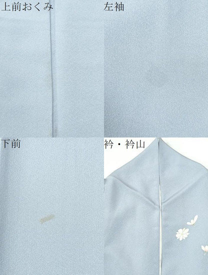 平和屋着物●友禅作家　岡部修治　訪問着　道長人物吉祥花文　暈し染め　正絹　逸品　CABO0001yc