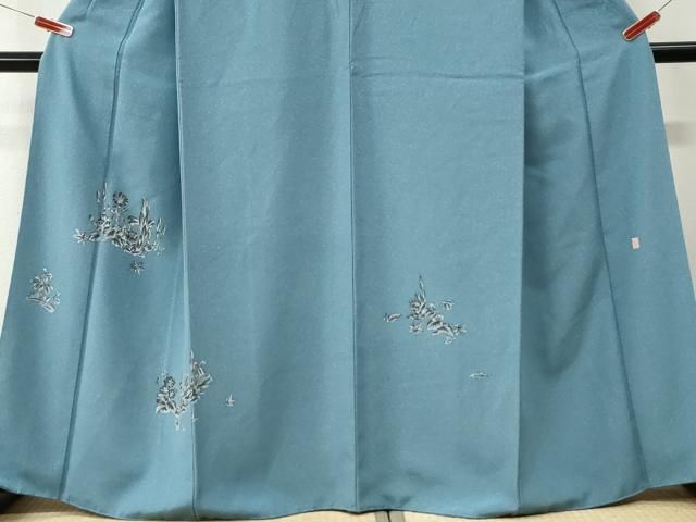 平和屋着物●訪問着　作家物　草花文　正絹　逸品　CABO0005yc