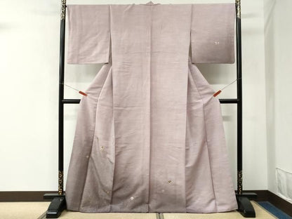 平和屋着物●訪問着　紬地　宝尽くし　金彩　鈴乃屋扱い　正絹　逸品　CABO0008yc