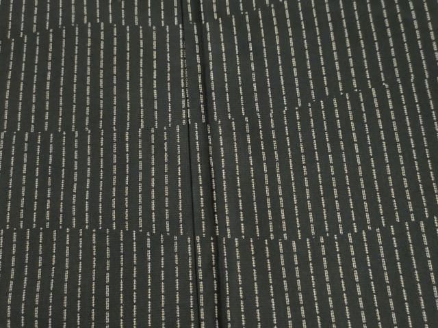 平和屋着物●訪問着　本場縞大島紬　変わり縞　正絹　逸品　CABO0033yc